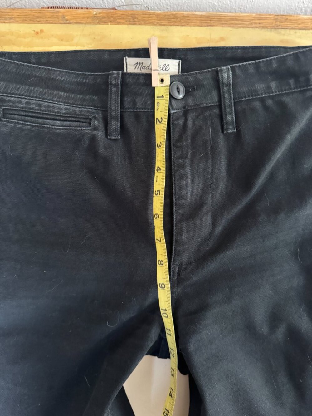 Madewell Emmett Crop Wide Leg Pants Black Size 27 - Picture 9 of 9